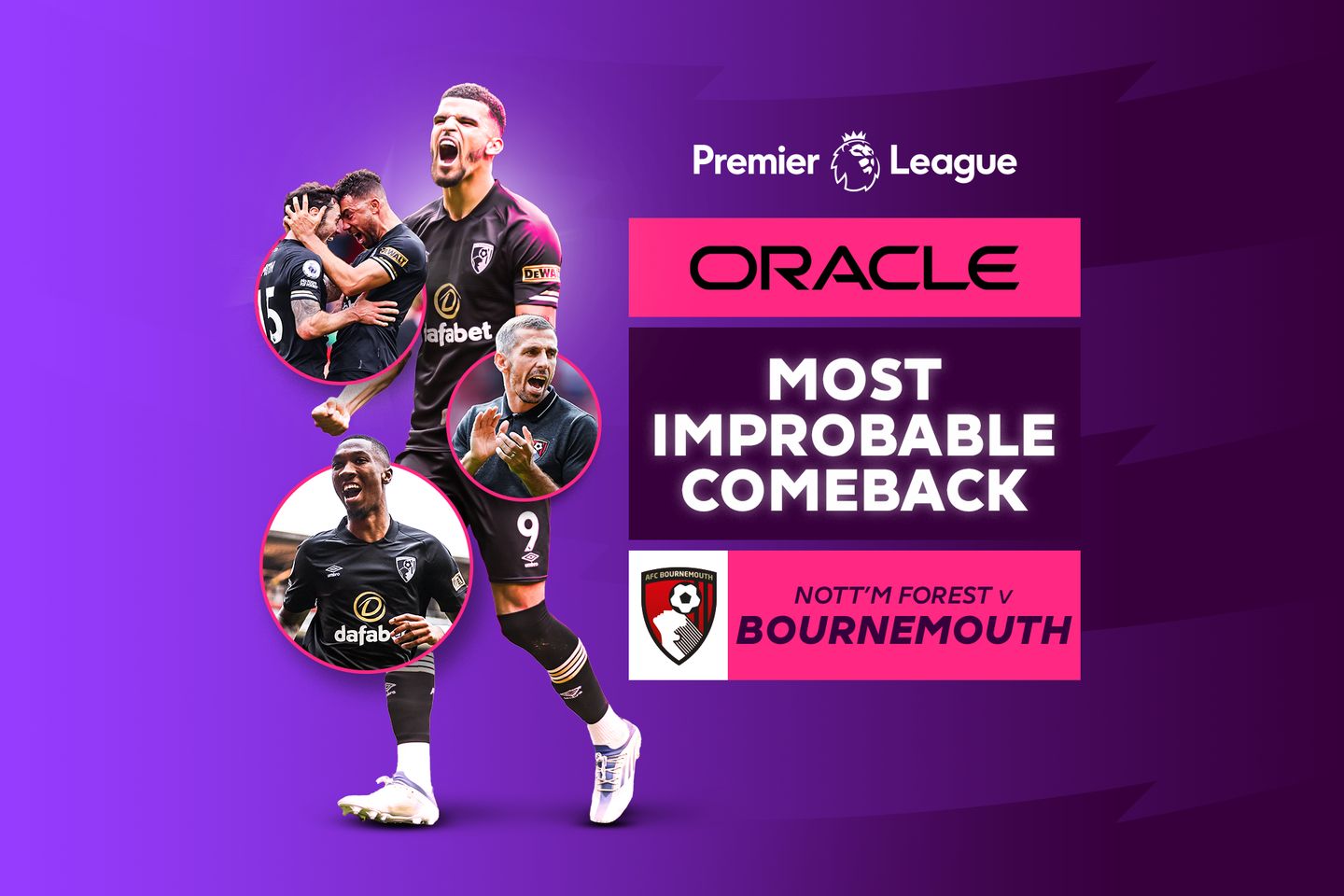 AFC Bournemouth, Oracle Most Improbable Comeback award
