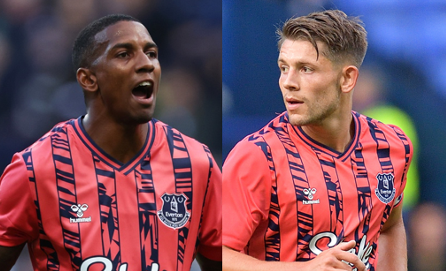 Ashley Young and James Tarkowski