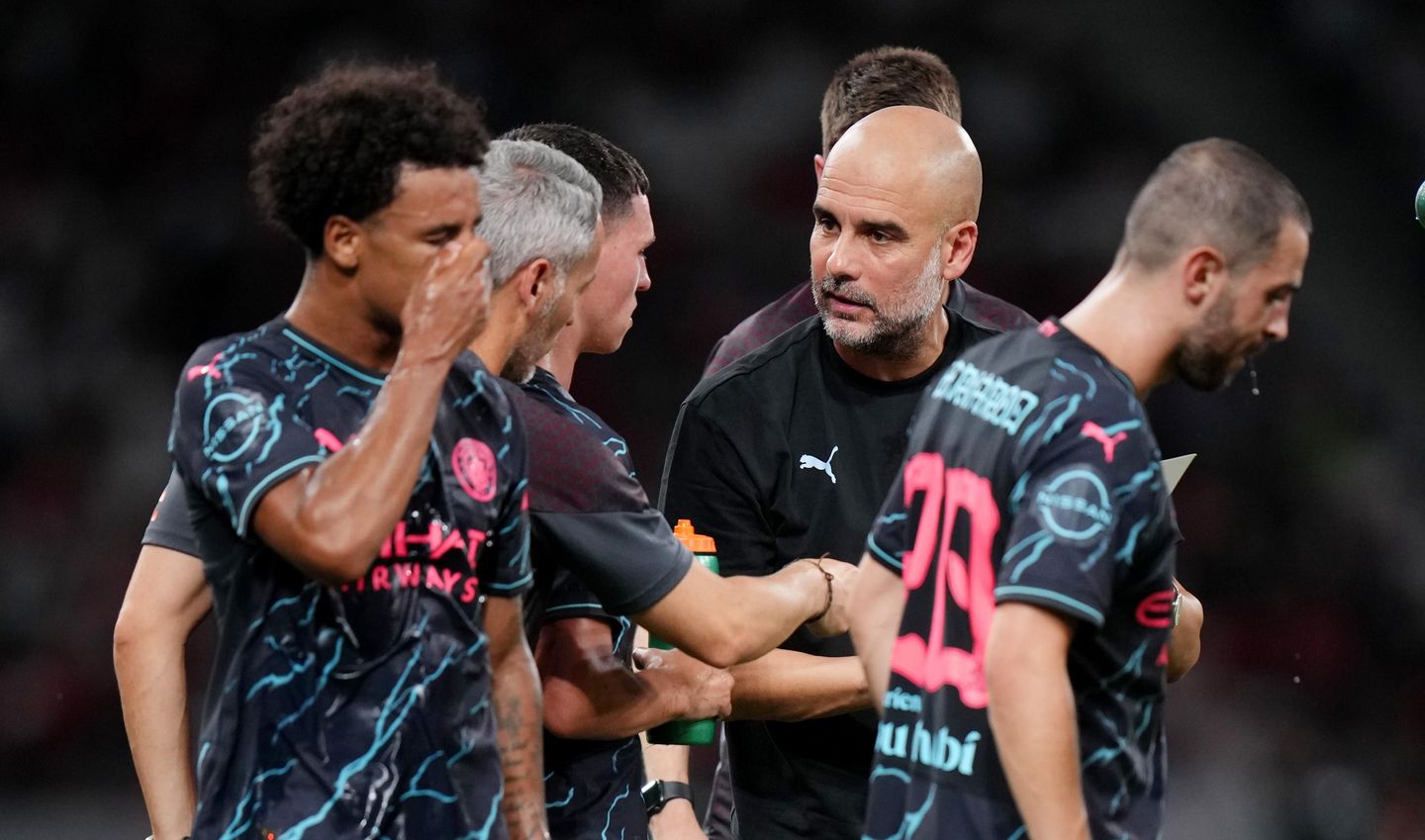 Pep Guardiola preseason Man City