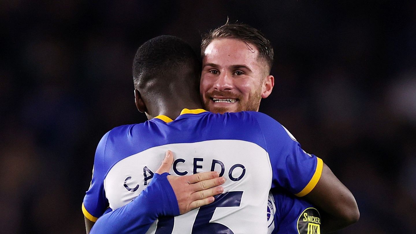 Caicedo and Mac Allister