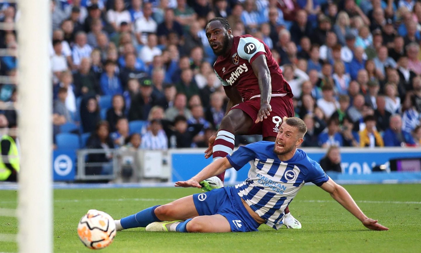 Antonio scores v Brighton