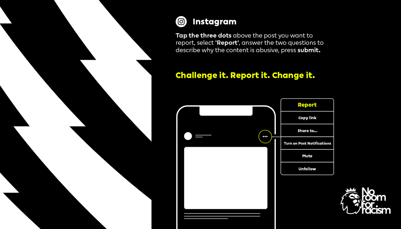 How to report racism on Instagram