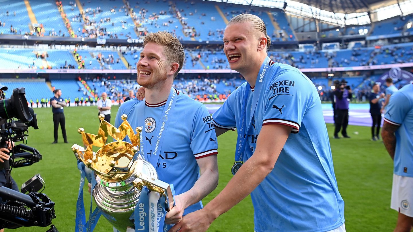 Kevin De Bruyne & Erling Haaland Man City