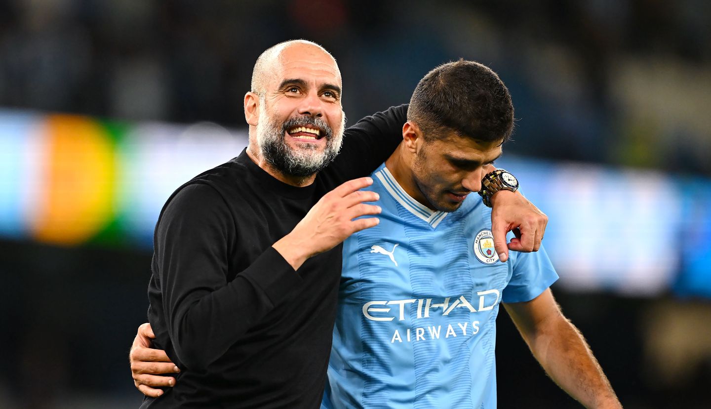 Guardiola and Rodri lead image