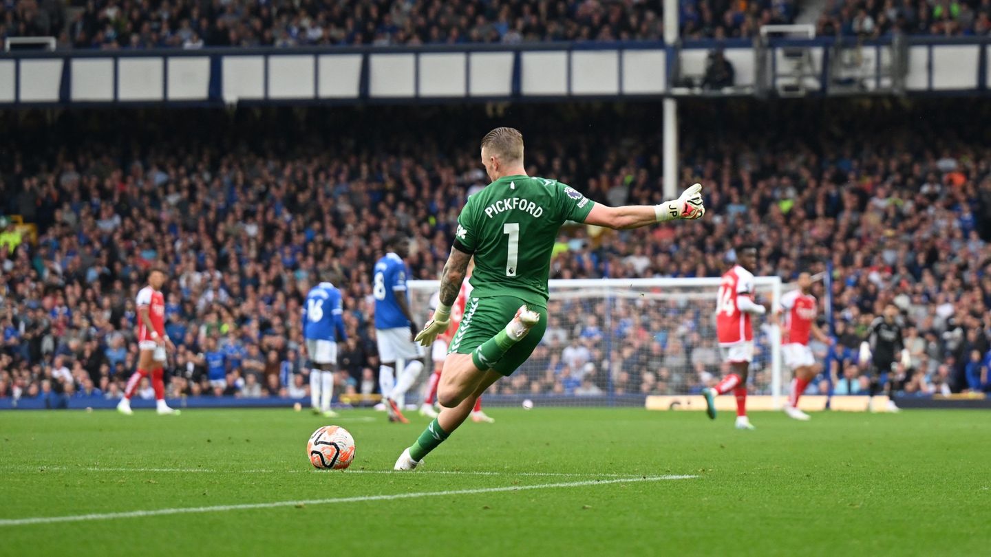 Jordan Pickford Everton v Arsenal