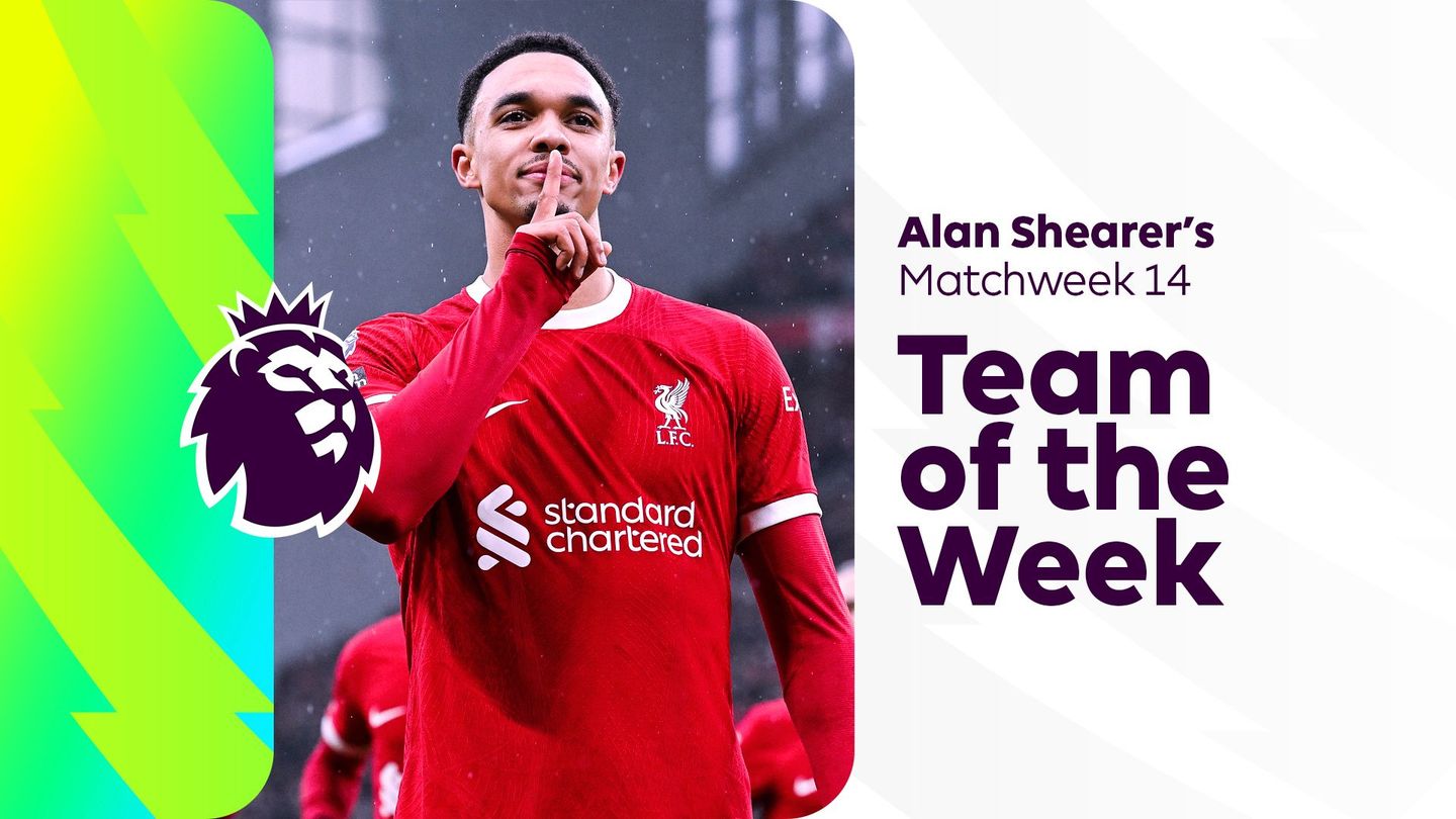 Shearer's Matchweek 15 Team of the Week