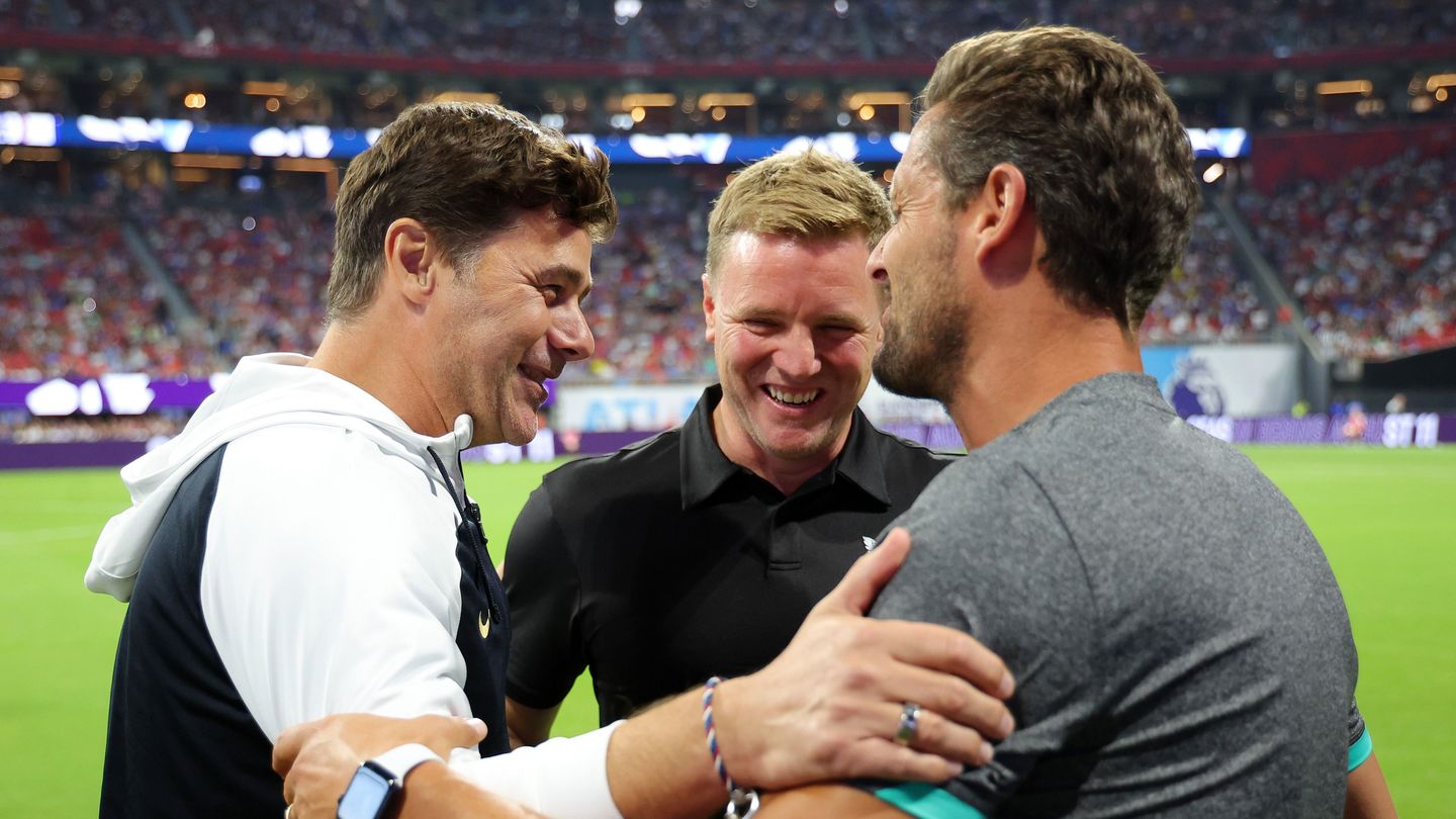Mauricio Pochettino and Eddie Howe