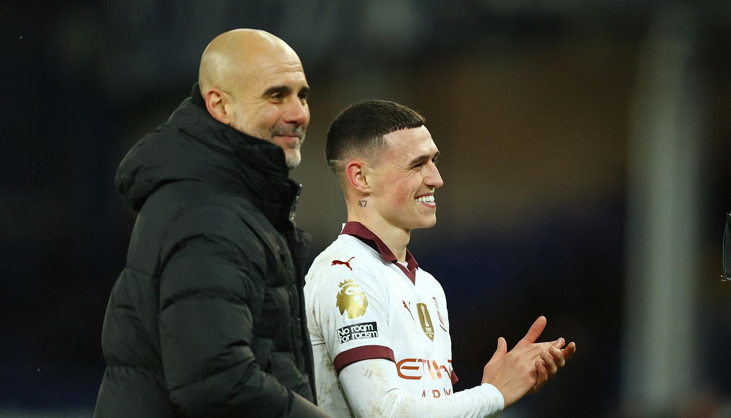 Guardiola, Foden, Man City