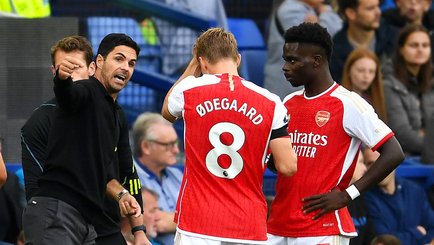 Arteta Saka Odegaard