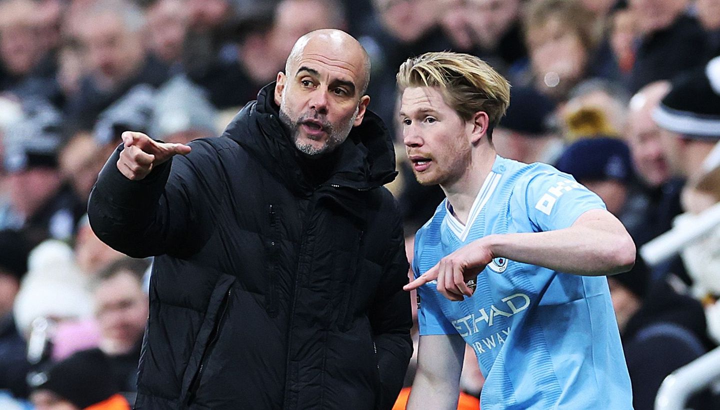 Guardiola, de Bruyne, Man City