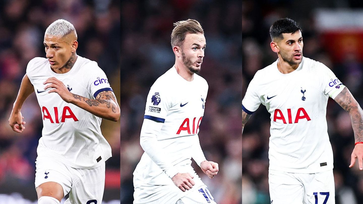 Richarlison, Maddison, Romero