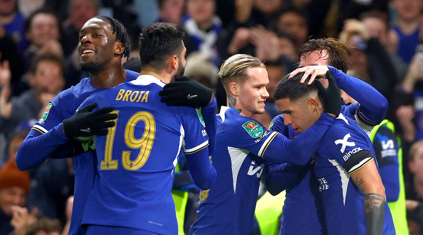 Chelsea celebrate