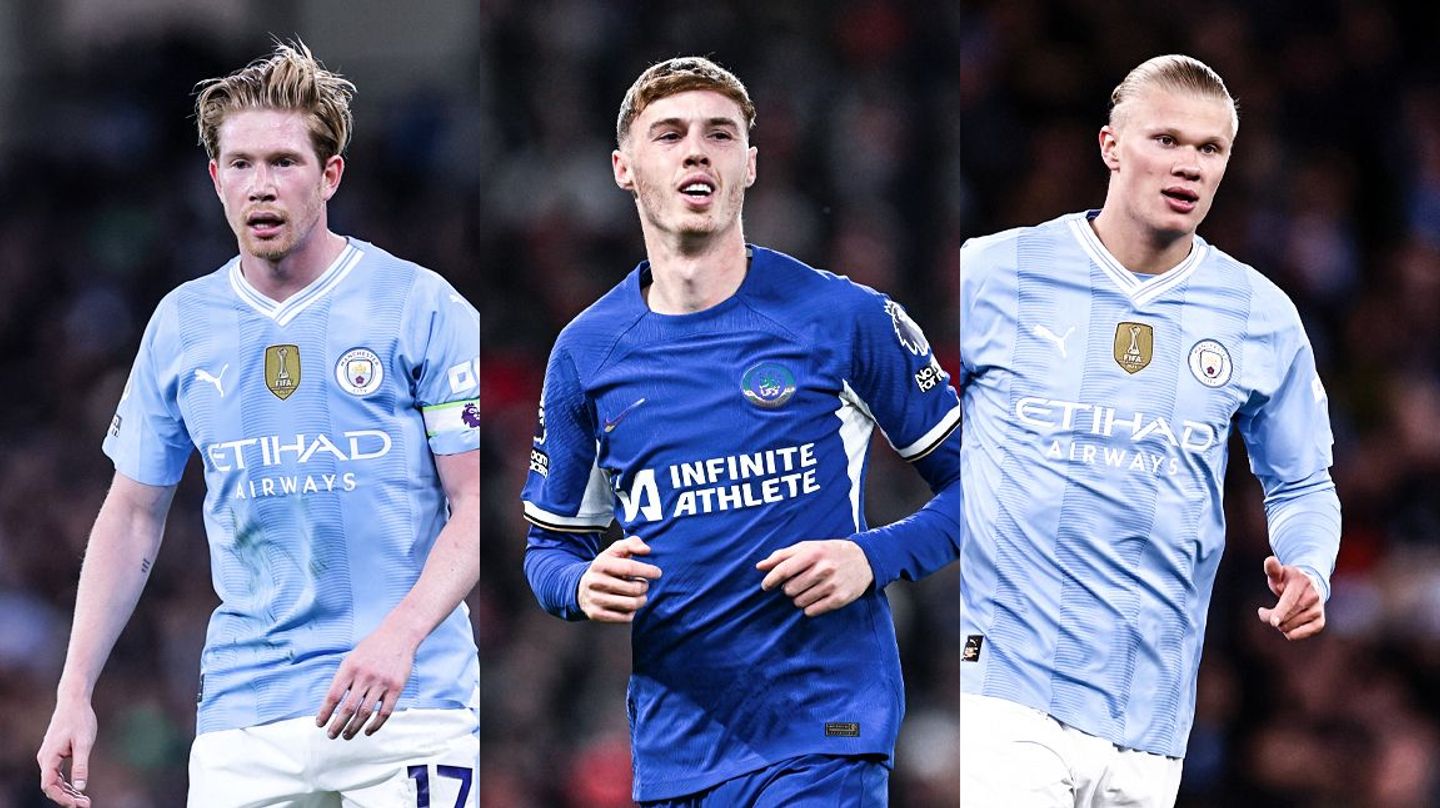 De Bruyne, Palmer, Haaland