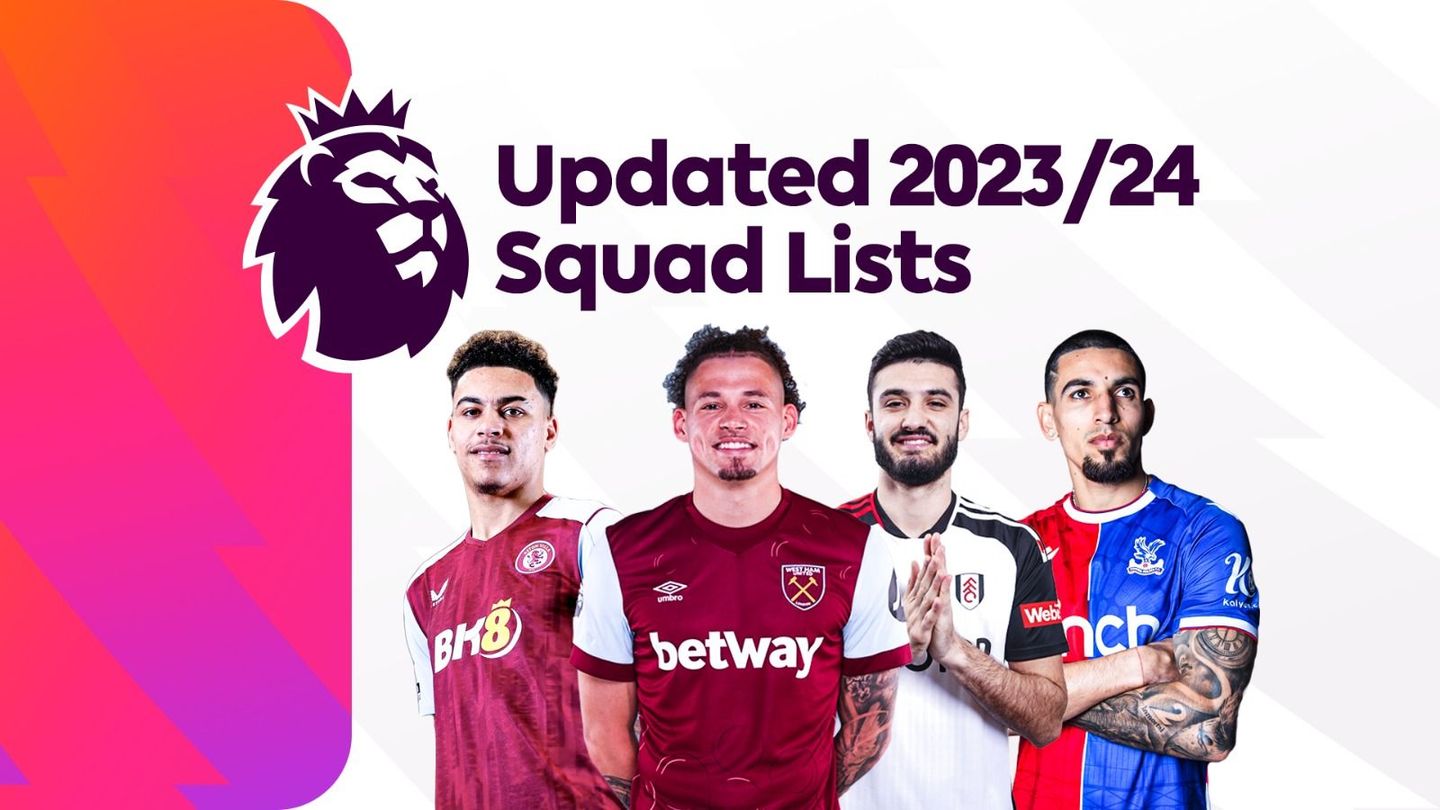 2023/24 updated squads list