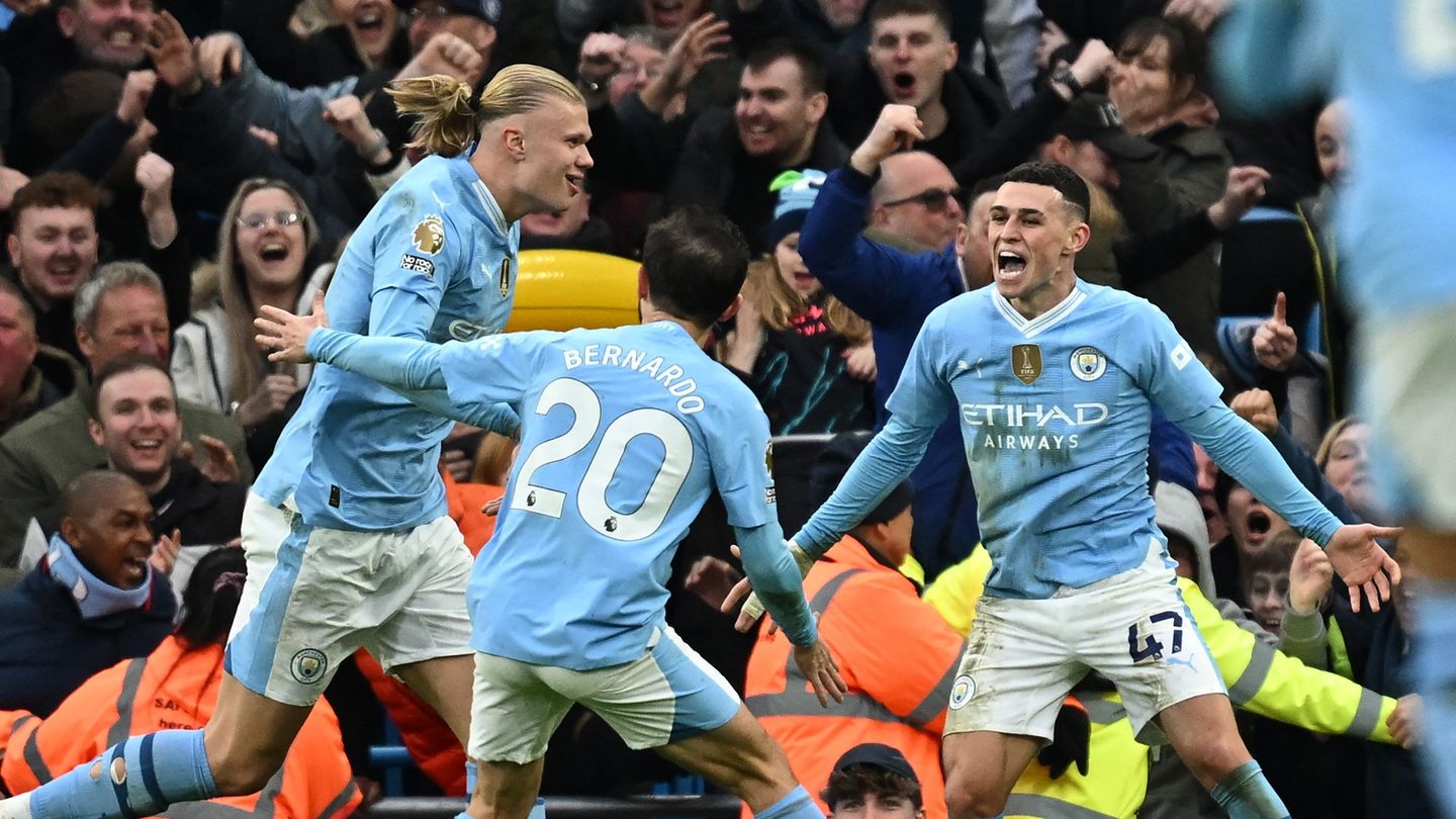 Foden celebrate