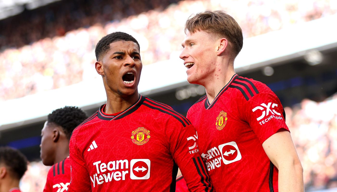 Rashford celebration