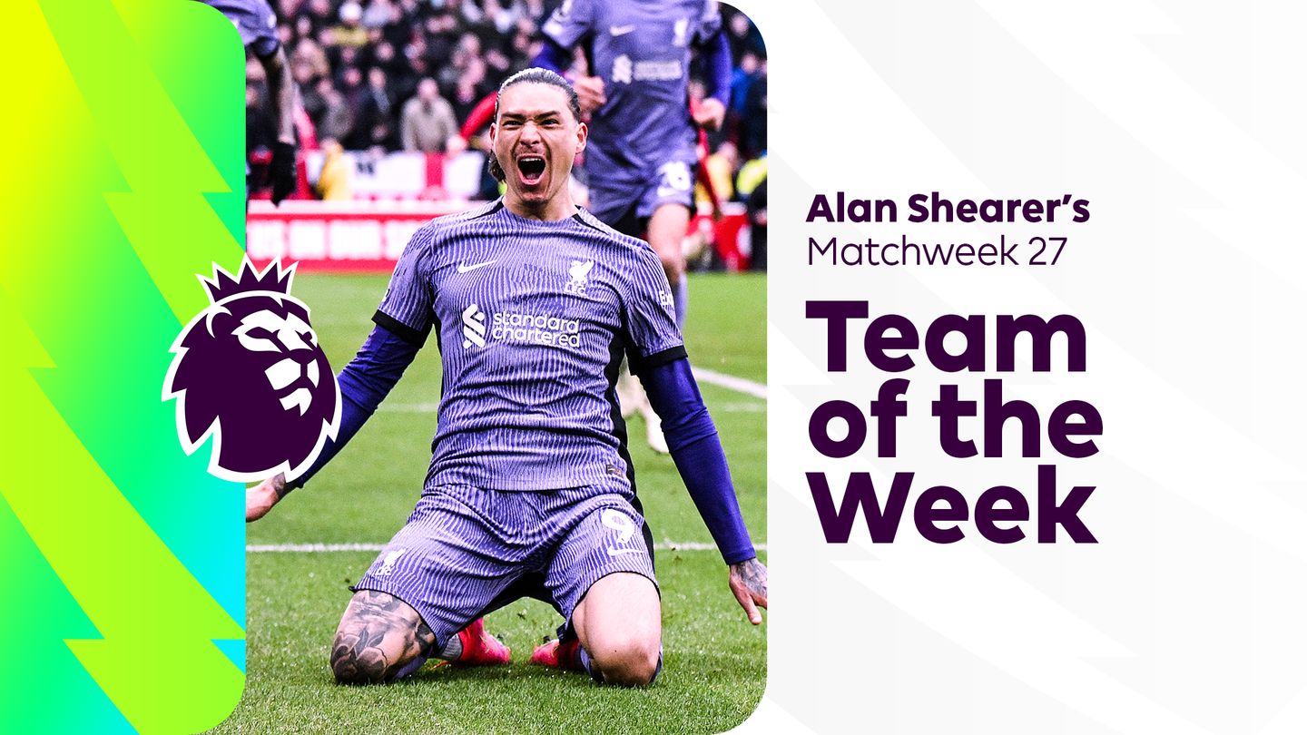 Alan Shearer's Matchweek 27 Team of the Week