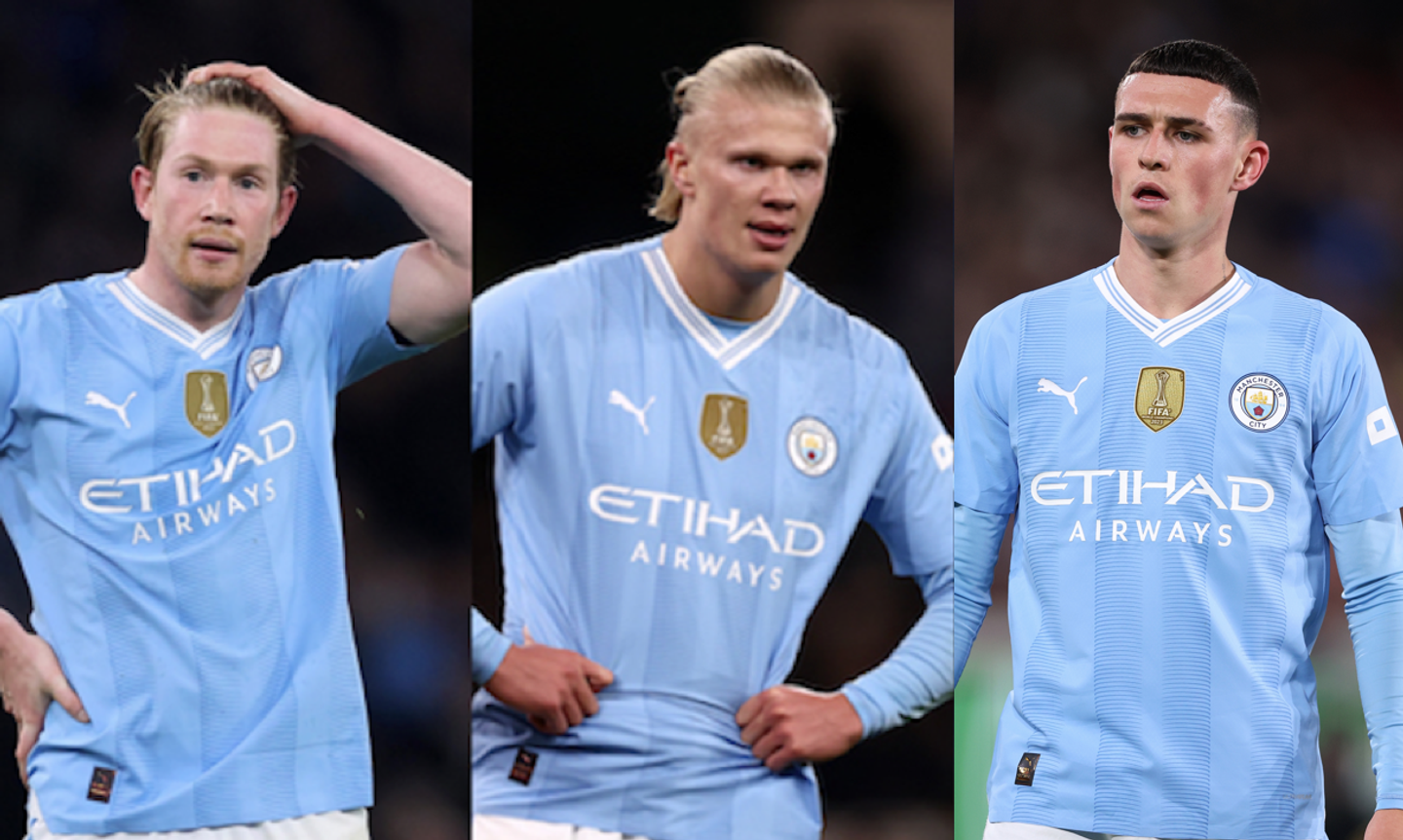 De Bruyne, Haaland, Foden