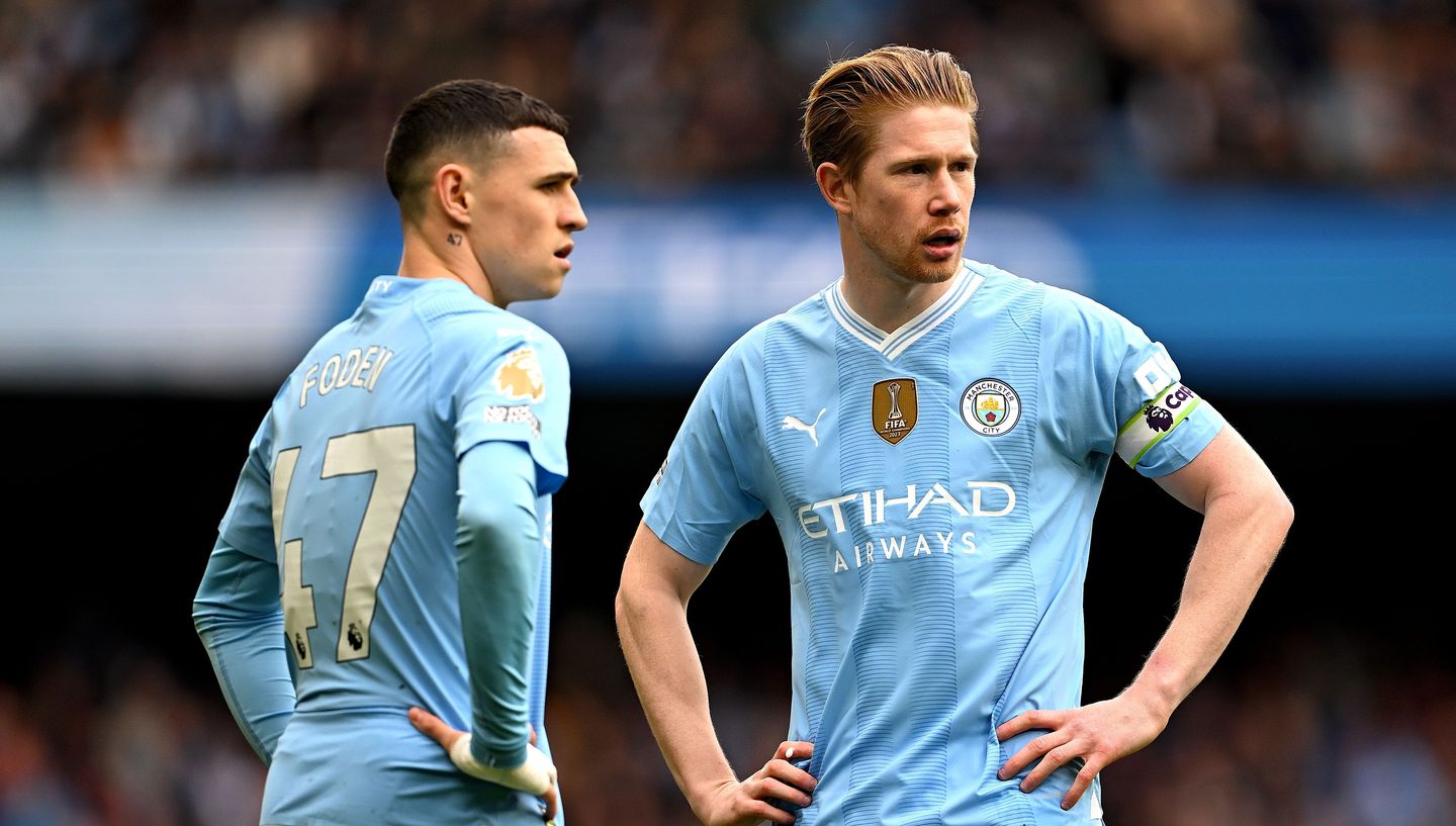 Foden and De Bruyne, Man City