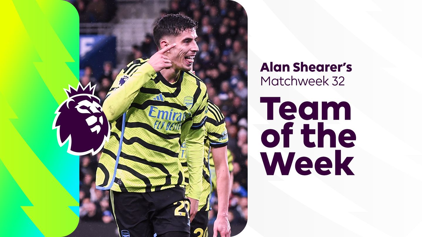 Alan Shearer's Matchweek 32 Team of the Week