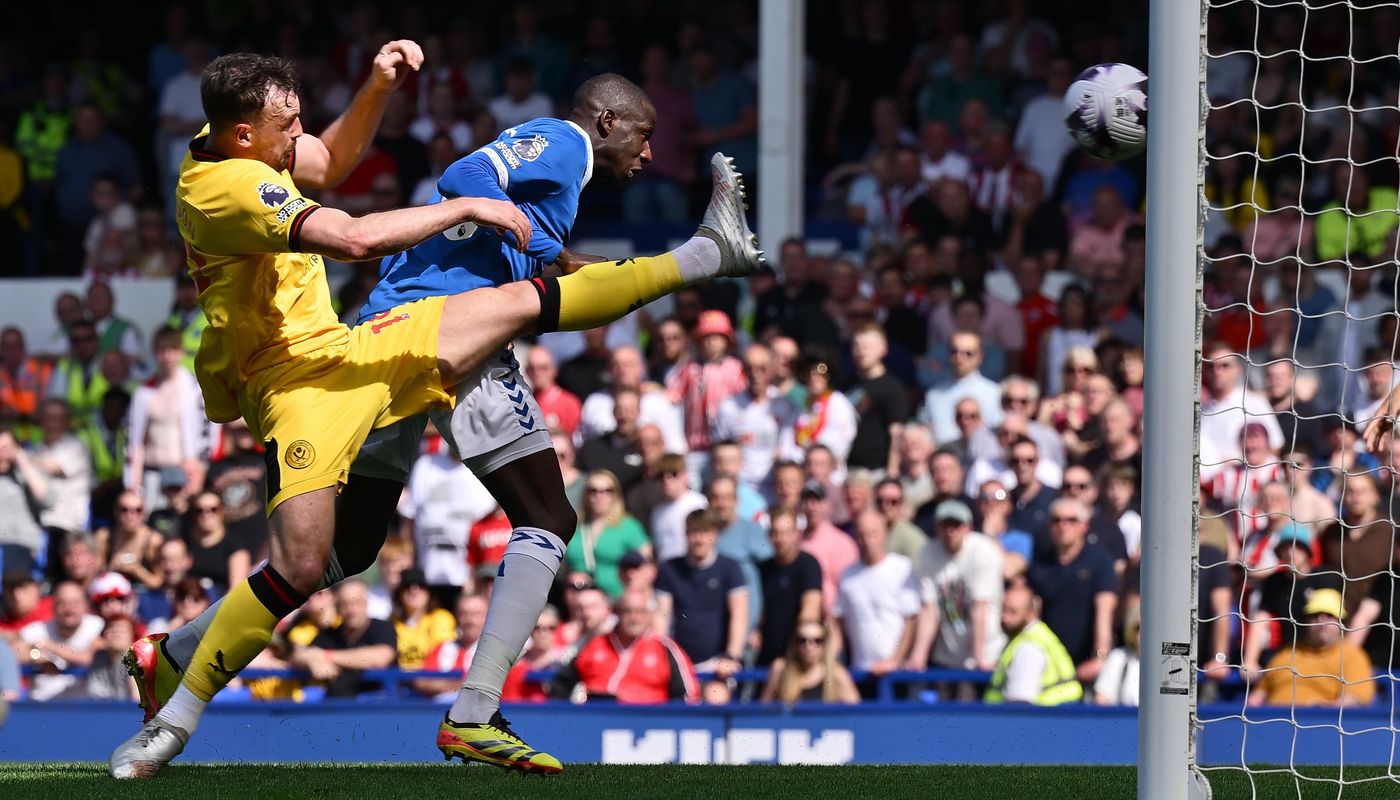 Doucoure goal Everton v Sheff Utd