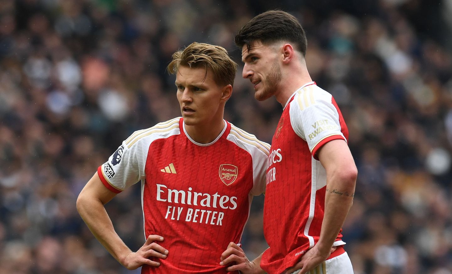 Odegaard, Rice, Arsenal