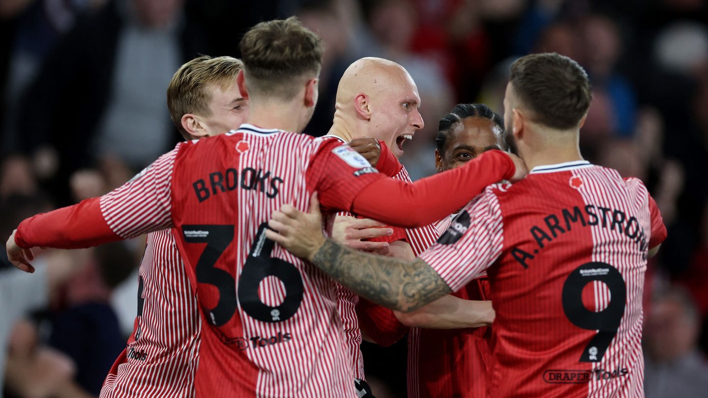 Will Smallbone celebrates