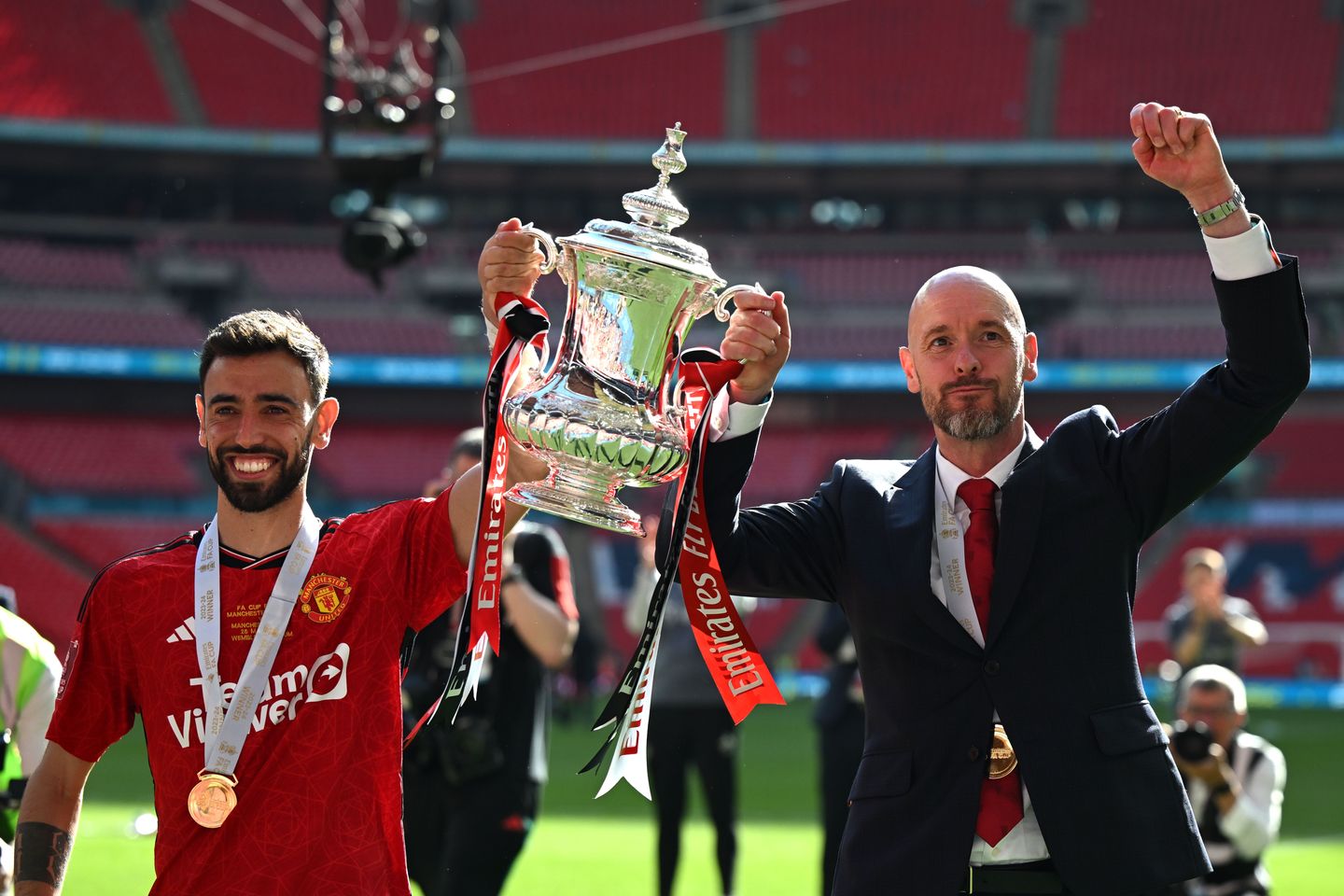 Fernandes, Ten Hag, Man Utd