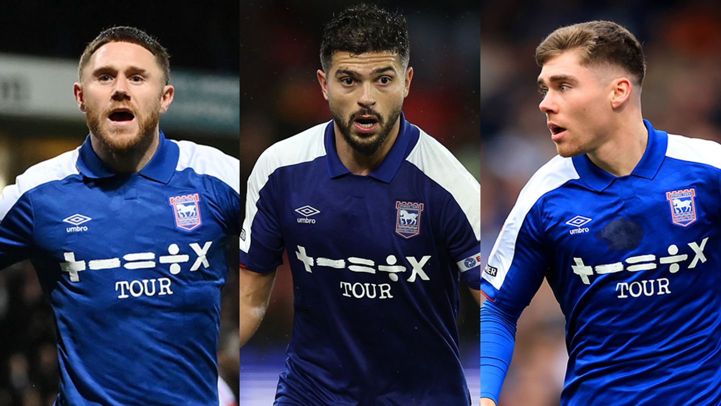 Ipswich three players composite Burns-Morsy-Davis