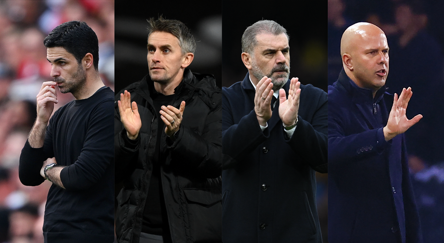 Arteta, McKenna, Postecoglou, Slot