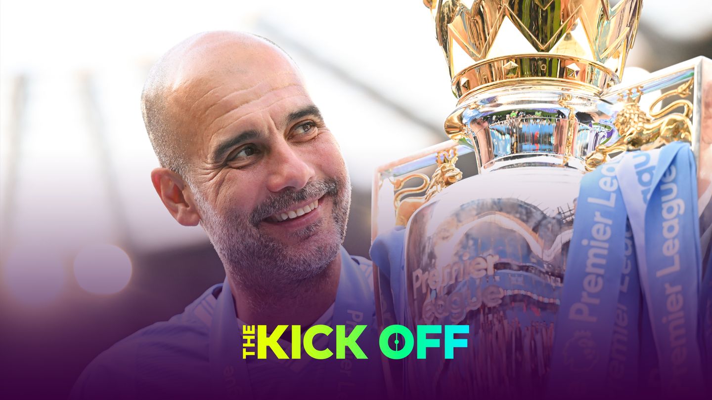 The KICK OFF Guardiola trophy