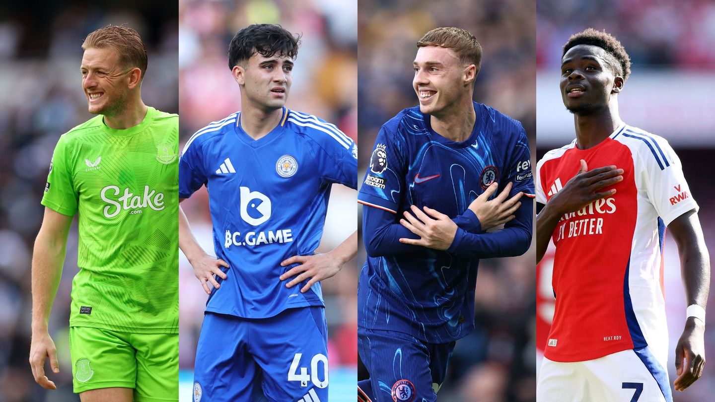 Pickford, Buonanotte, Palmer, Saka