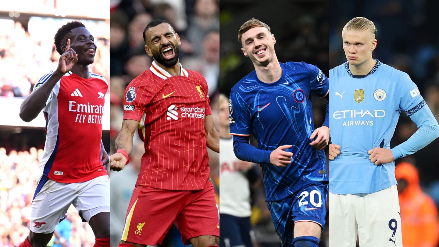 Saka, Salah, Palmer, Haaland