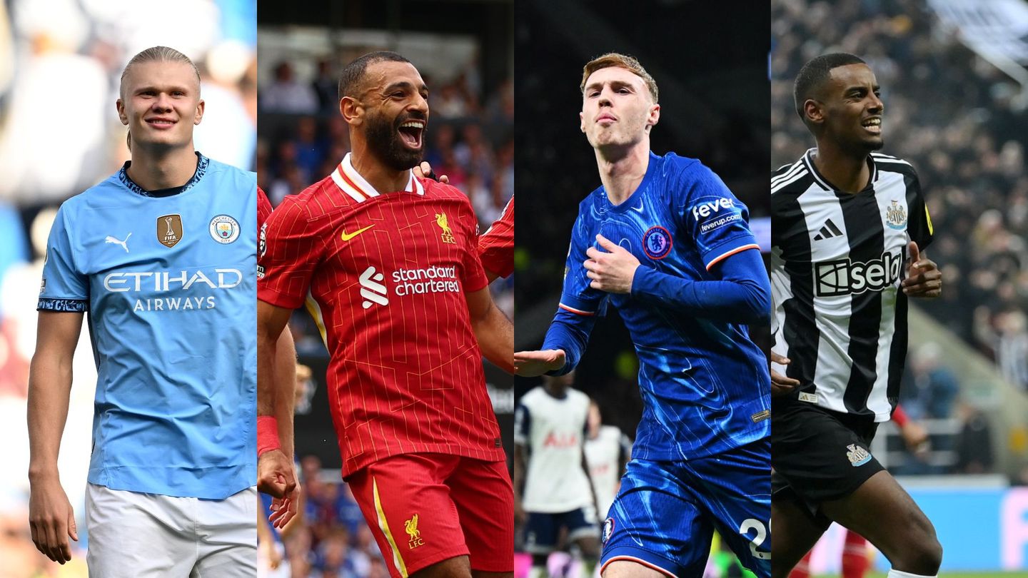 Haaland, Salah, Palmer, Isak