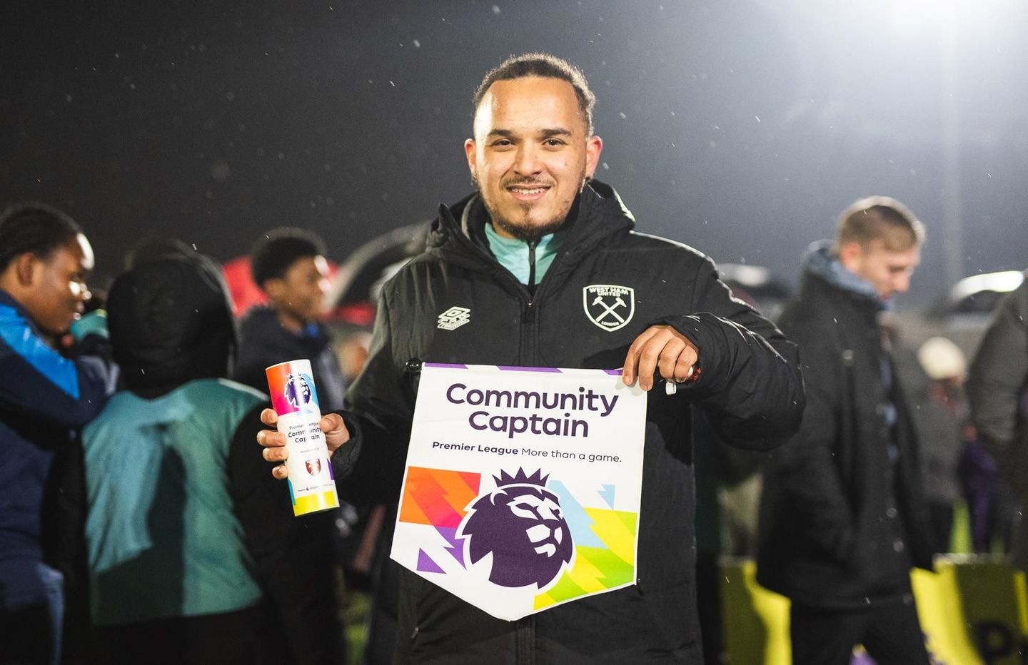 Idris Elba, Premier League Kicks, West Ham United Foundation, Arran Johny