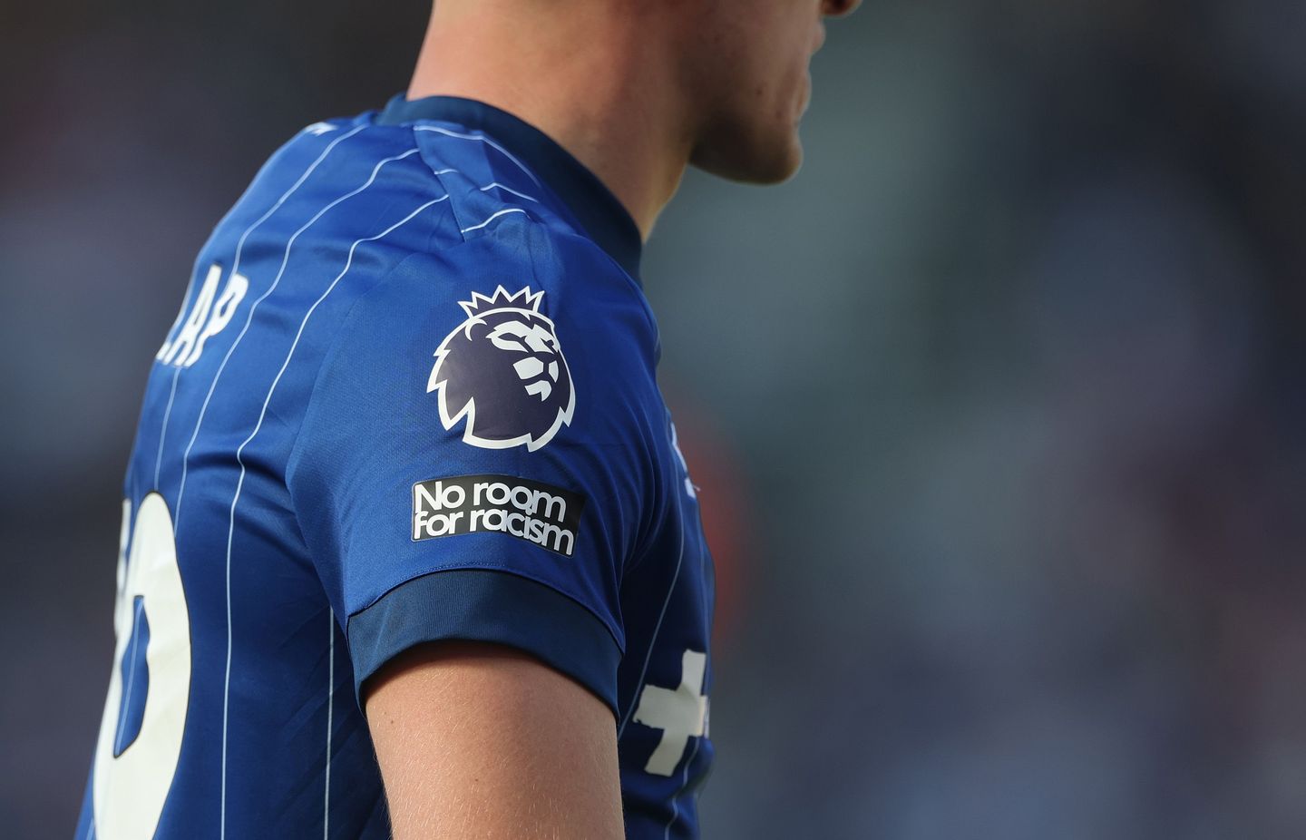 Players and match officials wear No Room for Racism sleeve badge on their shirts throughout the season as a reminder of commitment to eradicating racism