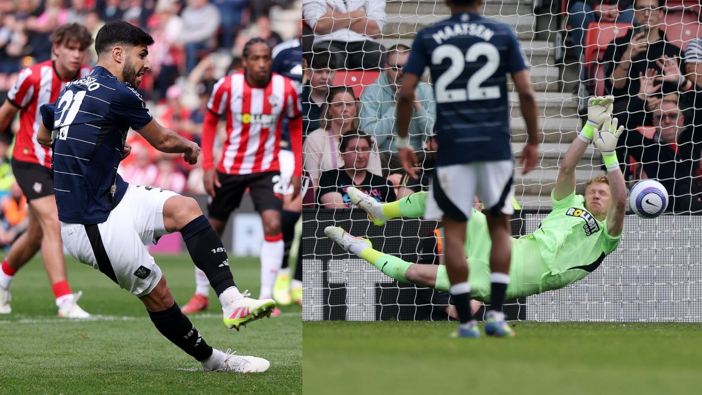 Asensio Ramsdale save