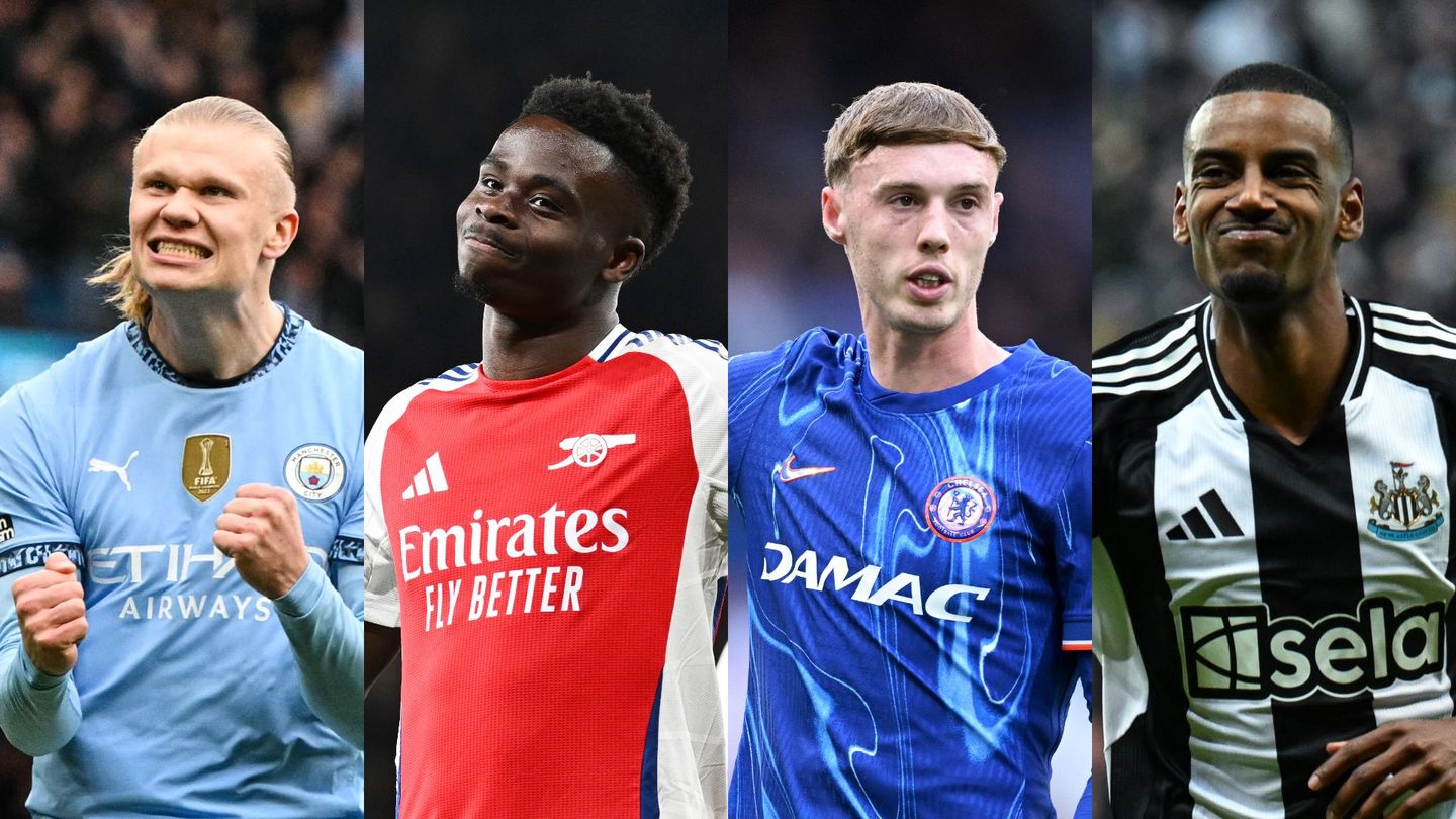 haaland, saka,palmer, isak