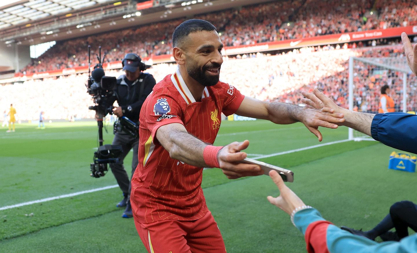 Salah and fans