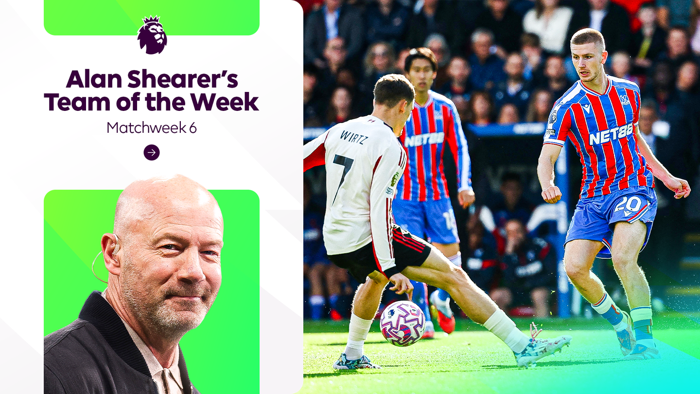 Shearer's Matchweek 6 Team of the Week