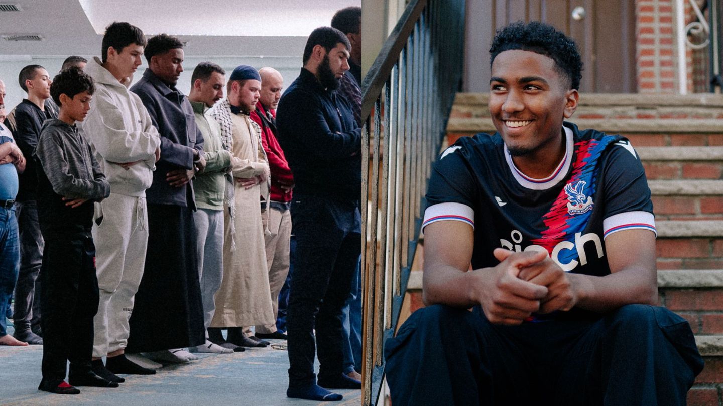 Ammar in prayer and Palace kit