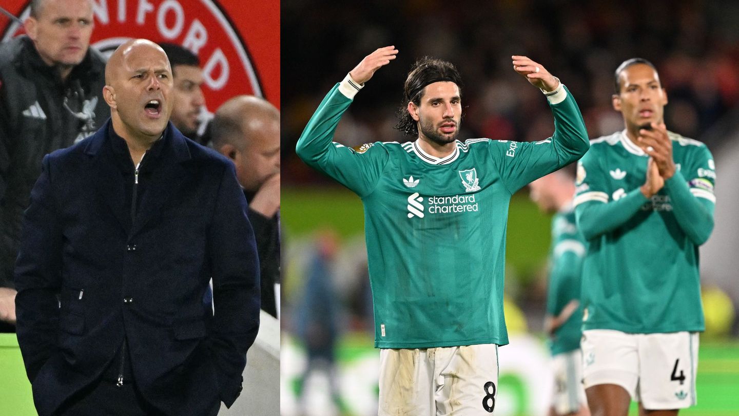 Slot Liverpool players react reax post-Brentford