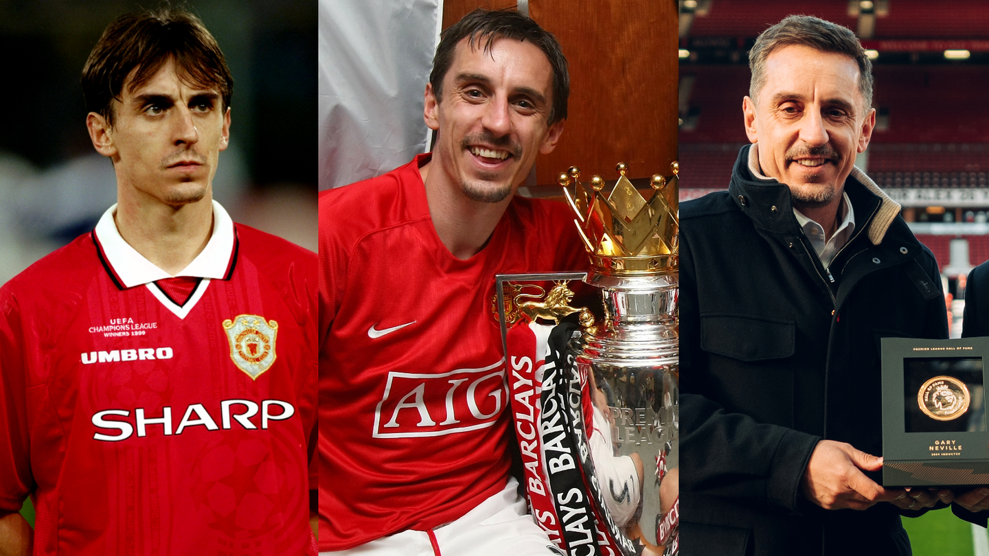 Man Utd - Gary Neville through the years