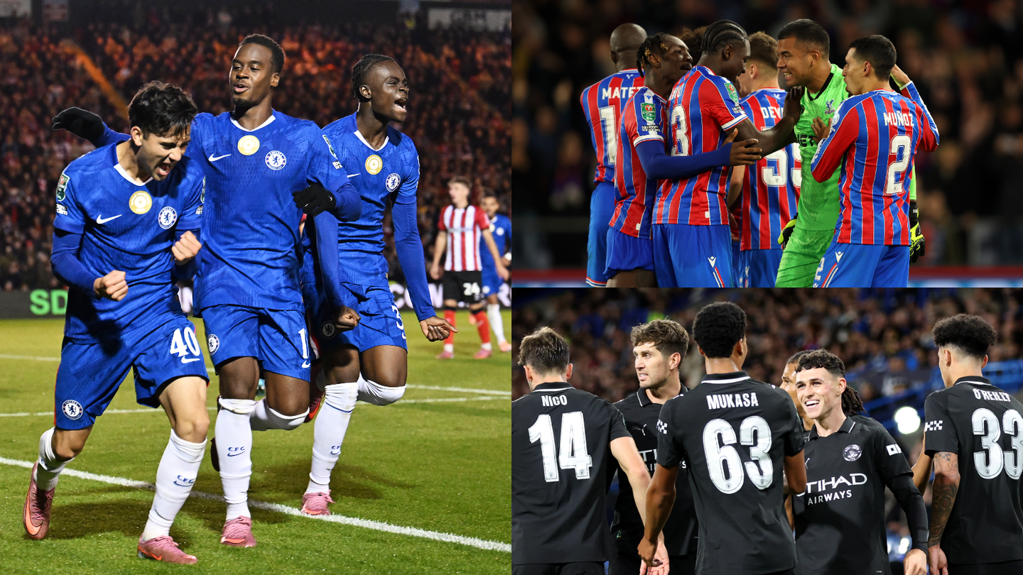 Chelsea Crystal Palace Man City Carabao Cup
