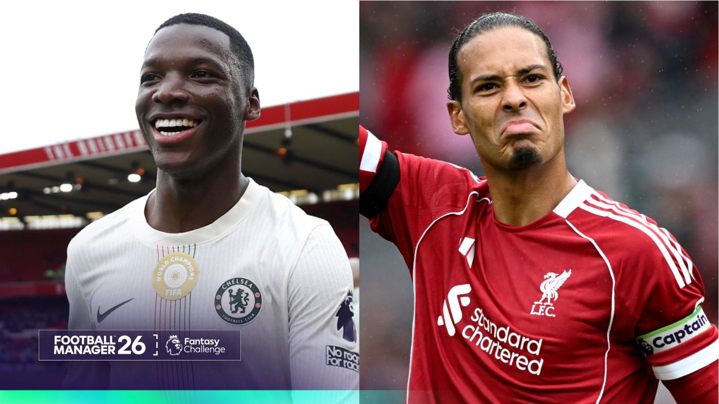 An FPL composite of Moises Caicedo and Virgil van Dijk for Seb Wassell's FPL Challenge Gameweek 12 picks