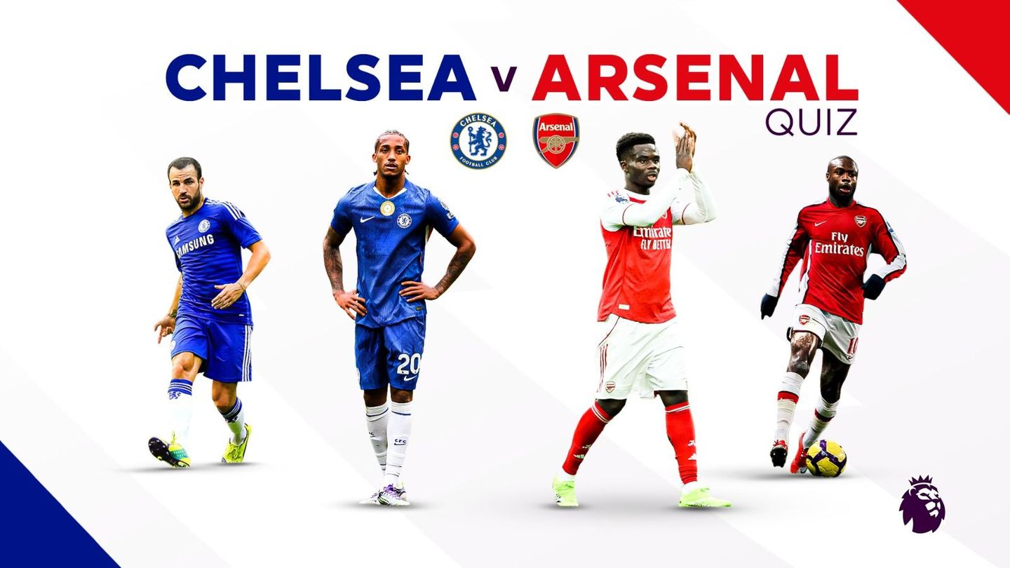 Graphic showing Cesc Fabregas, Bukayo Saka, Joao Pedro and William Gallas