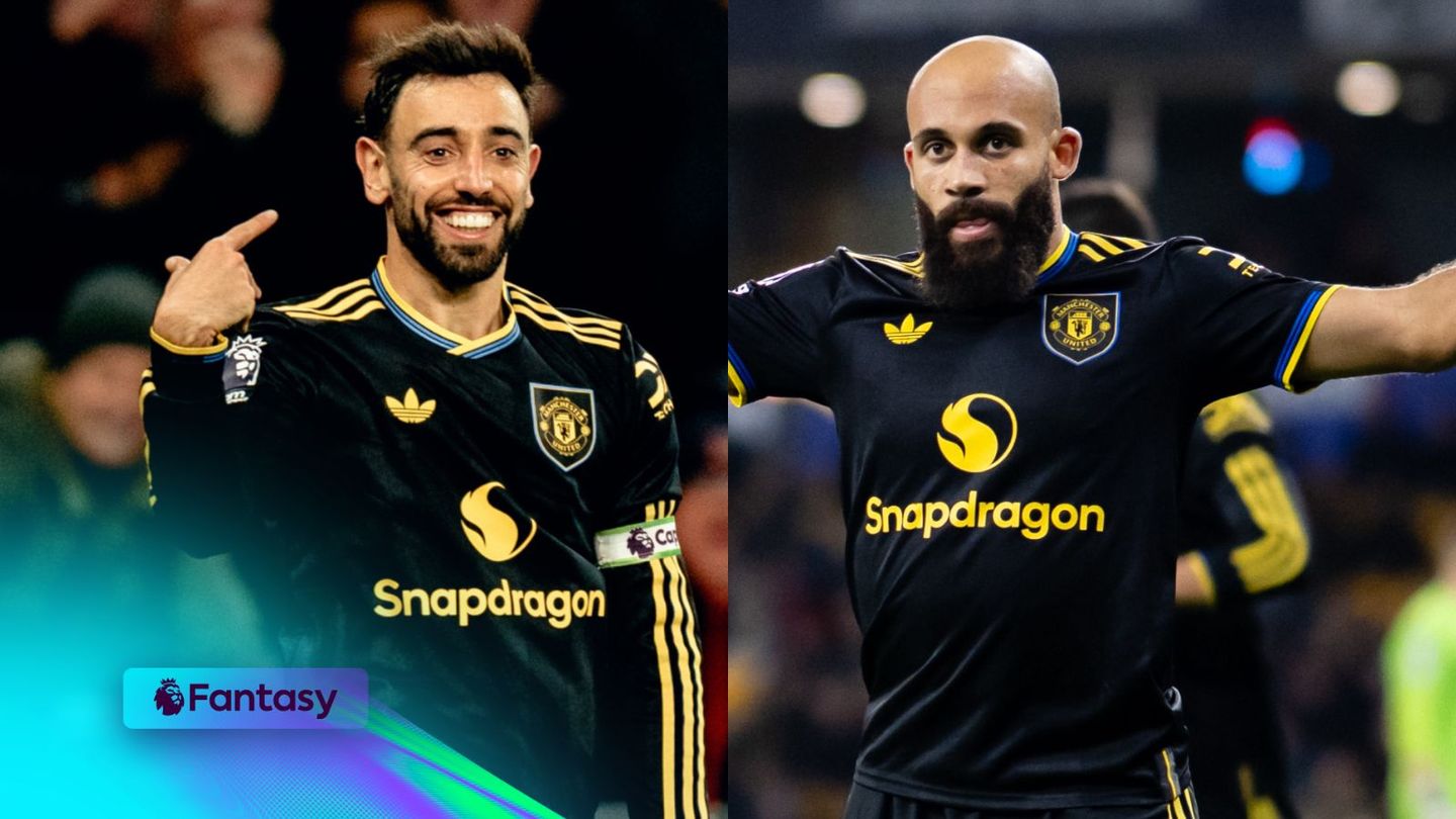 An image of Bruno Fernandes and Bryan Mbeumo for FPL
