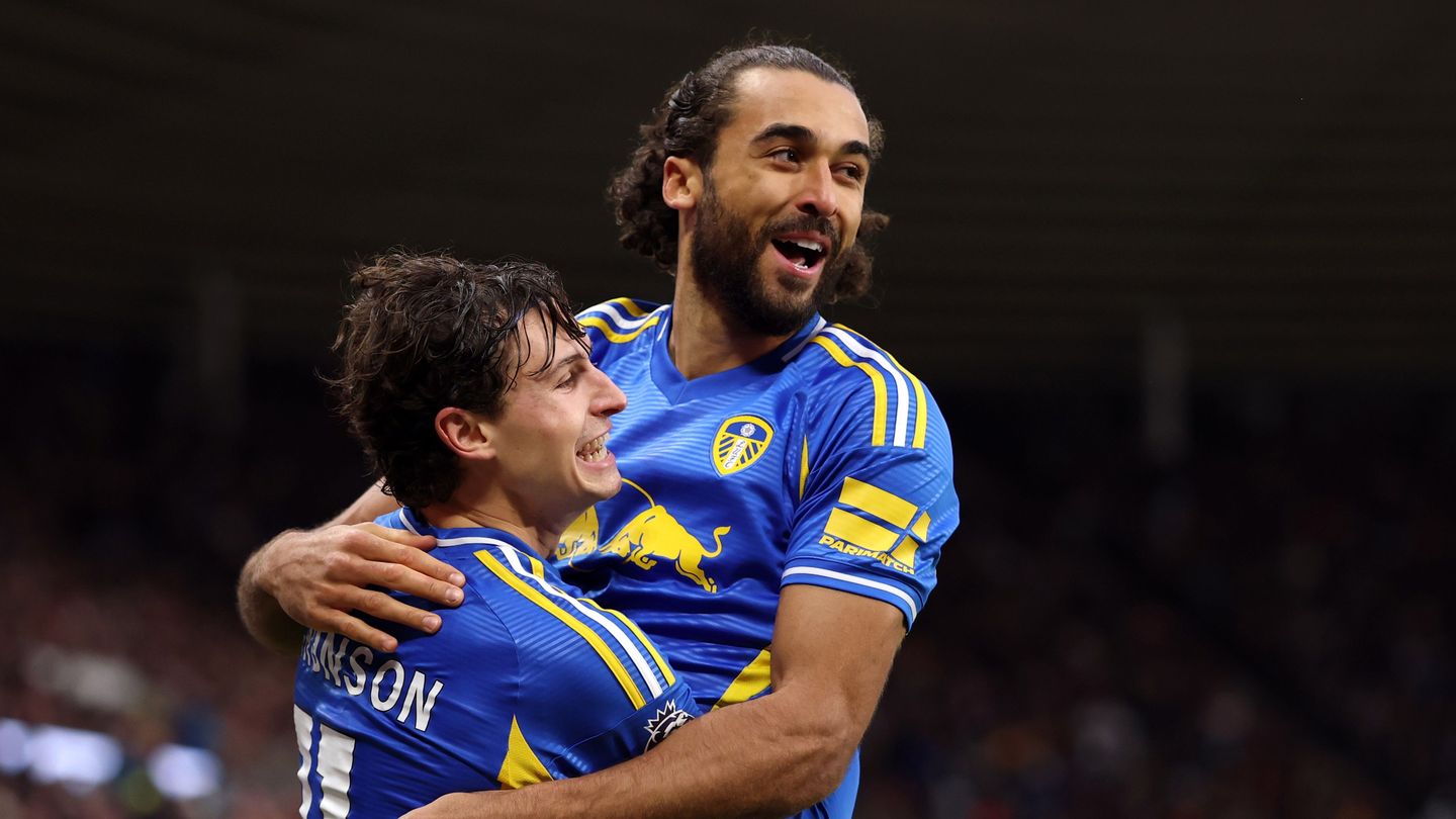 An image of Calvert-Lewin celebrating