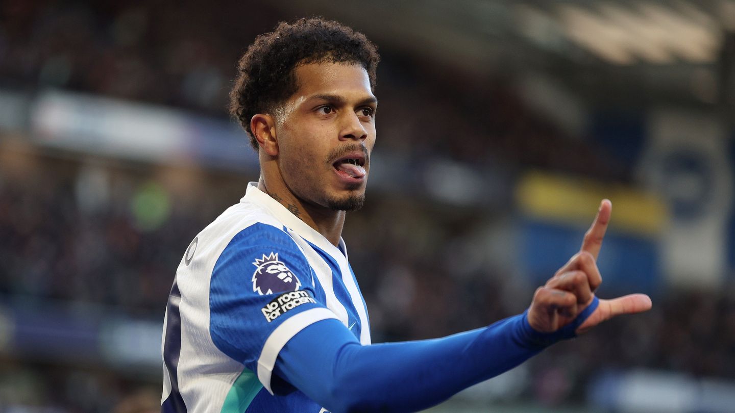 An image of Georginio Rutter from Brighton versus Burnley