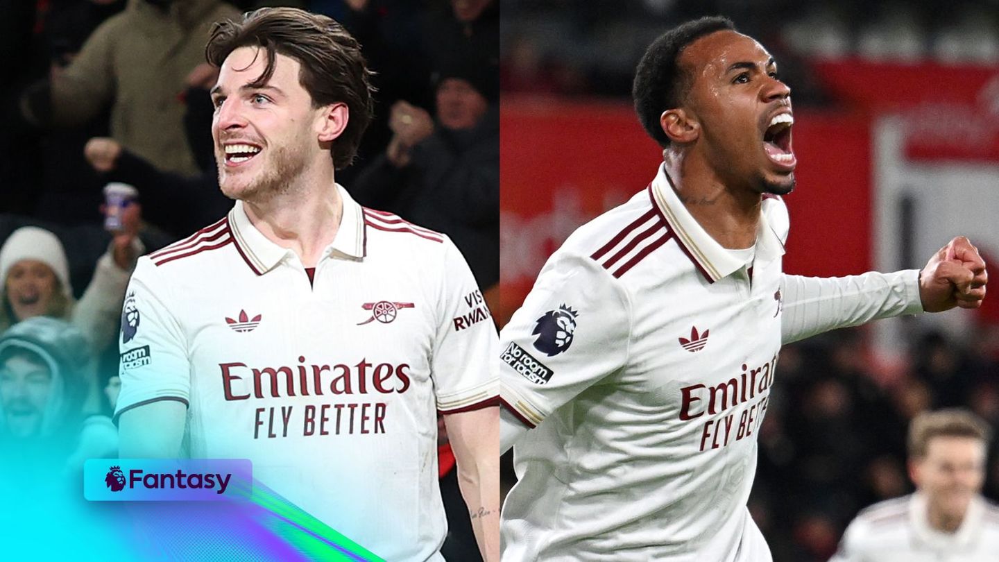 An image of Declan Rice and Gabriel for FPL